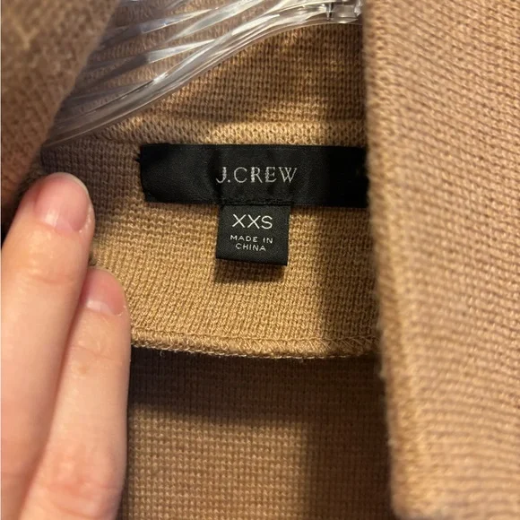 J. Crew Camel Knit Sweater Blazer - Picture 6 of 7
